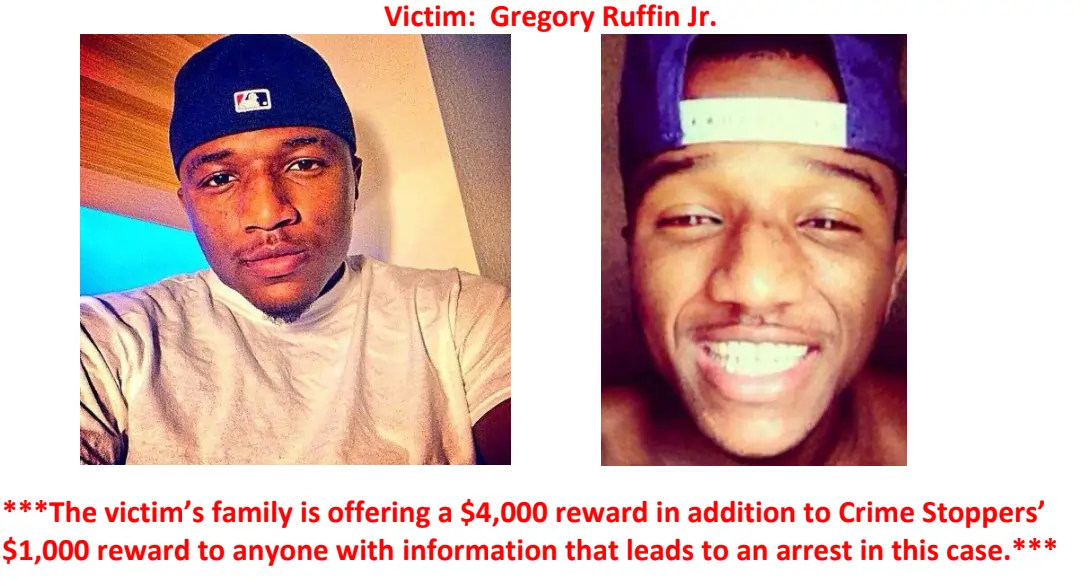 4 Year Anniversary of the Unsolved Murder of Gregory Ruffin Jr.